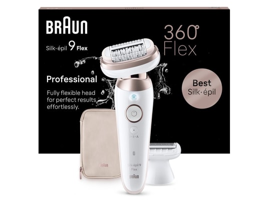 BRAUN - Epilateur épilateur silk-épil 9 flex - avec tête de rasoir pour femmes...