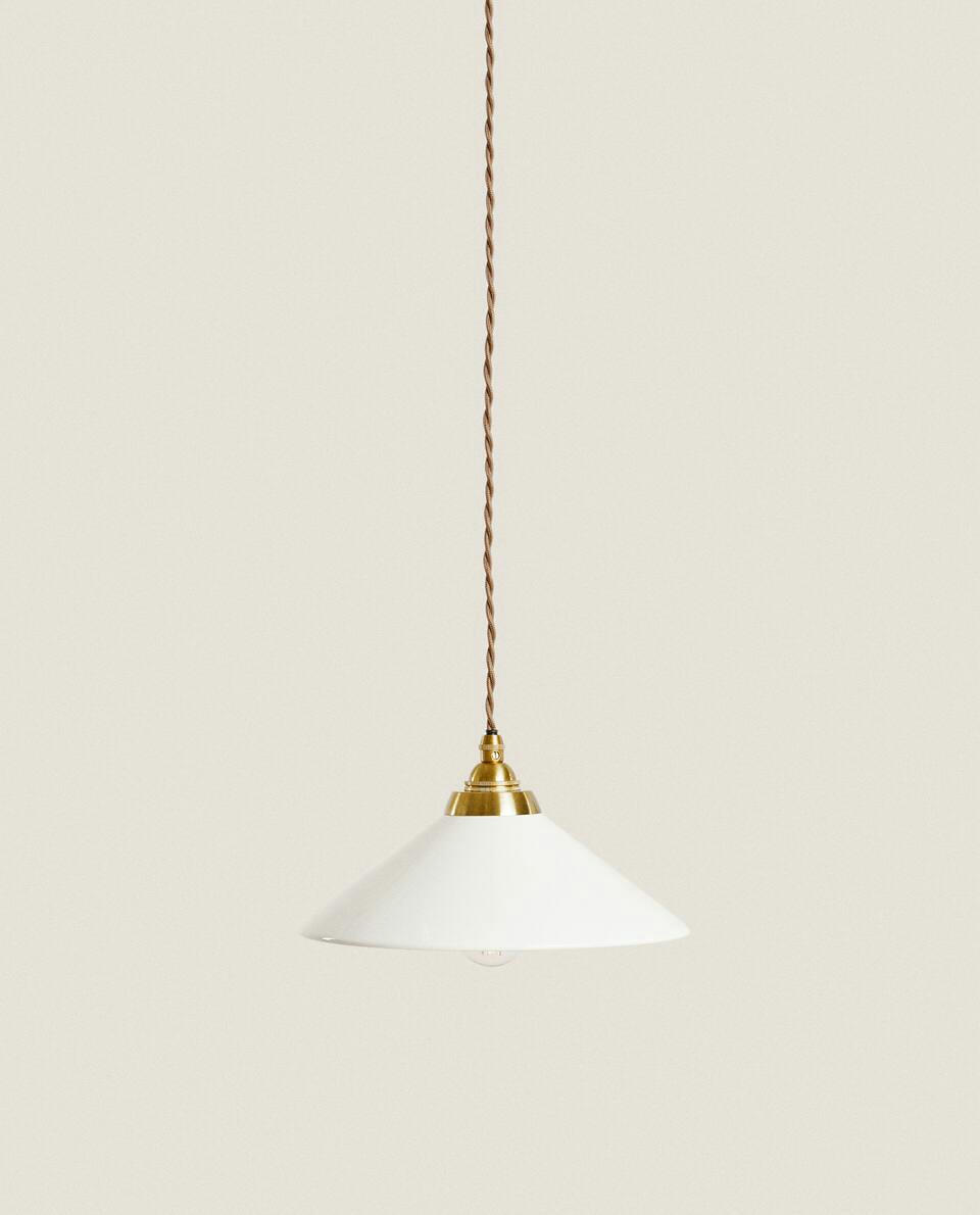 LUMINÁRIA DE TETO DE CERÂMICA