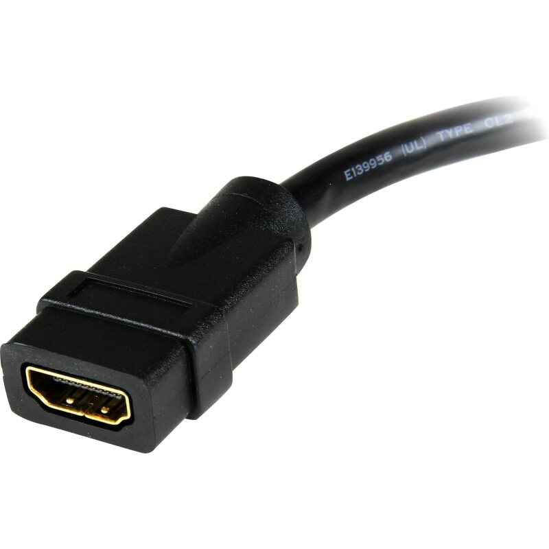 StarTech.com Câble adaptateur vidéo de 20 cm HDMI vers DVI-D - HDMI femelle vers DVI mâle