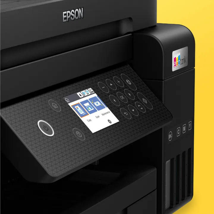 Epson EcoTank ET-3850 - Multifunktionsprinter - farve - blækprinter - A4/Legal (medie) - op til 15.5 spm (udskriver) - 250 ark - LAN, Wi-Fi