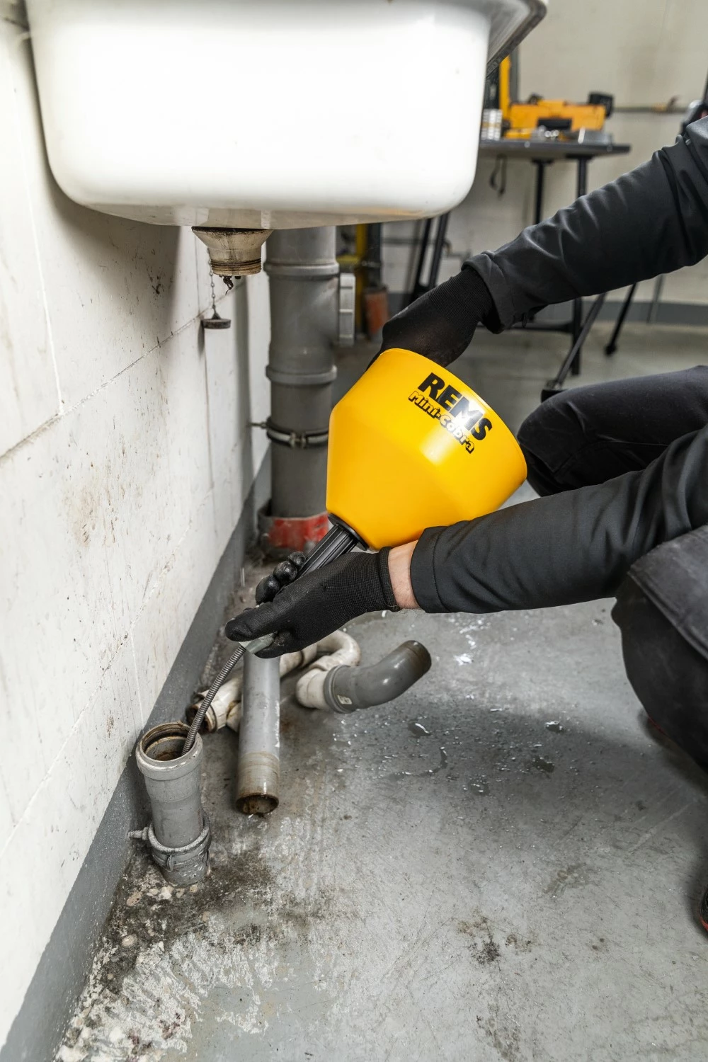 Rems 170010 Mini-Cobra Buisontstopper voor hand- en elektrische bediening