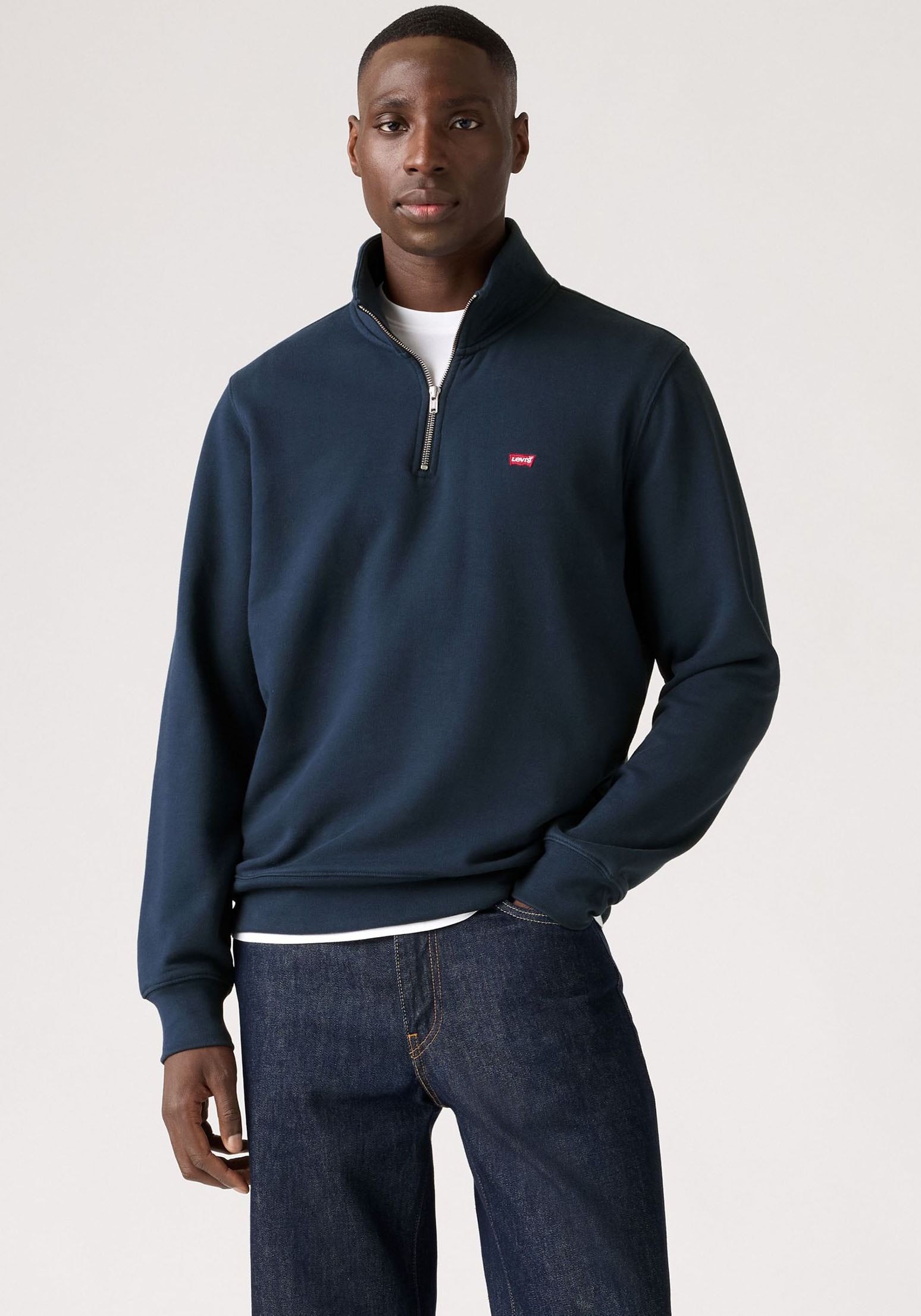 Levi's® Sweatshirt »ORIGINAL HM 1/4 ZIP«, mit Troyer-Kragen und Logo-Stickerei
