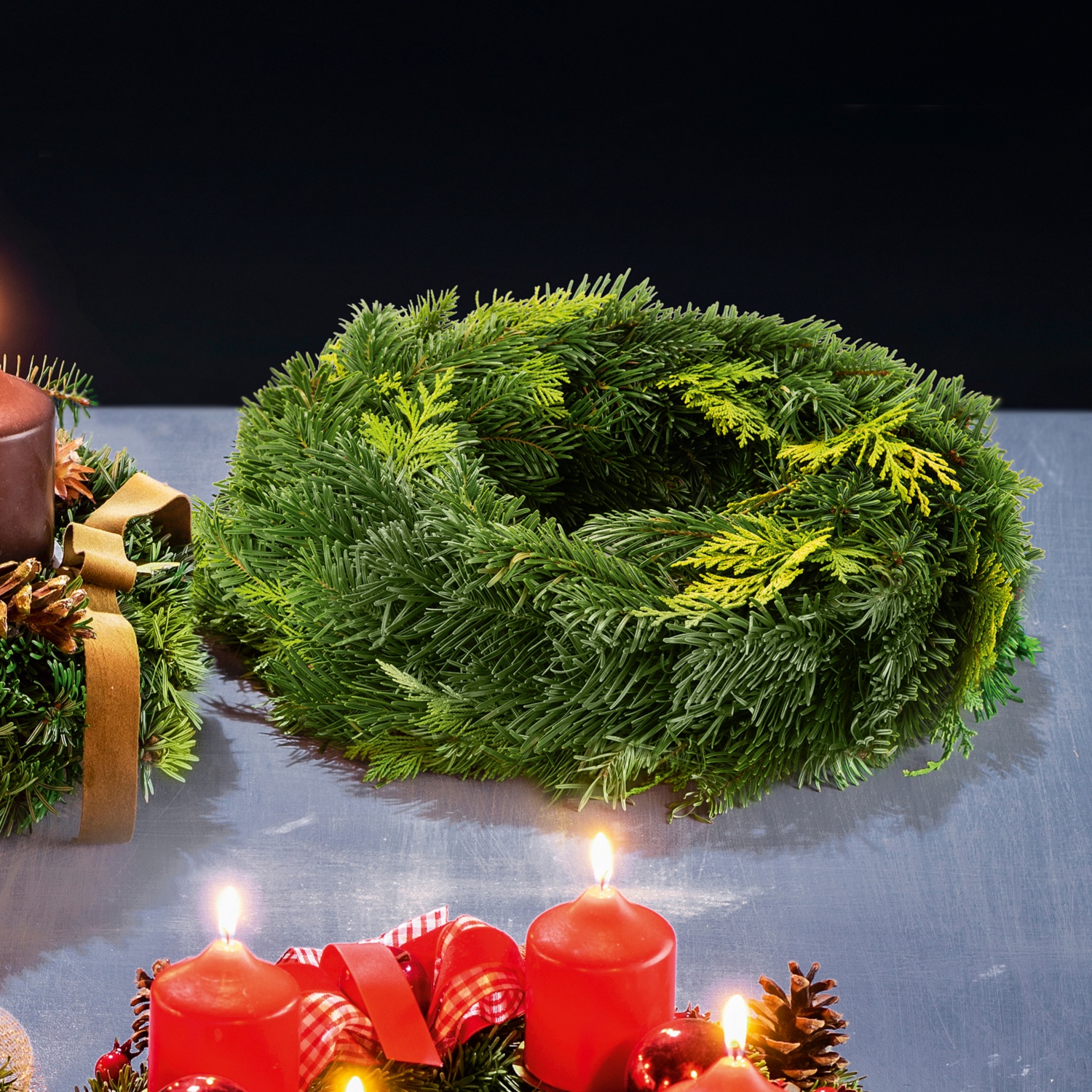 Adventkranz undekoriert