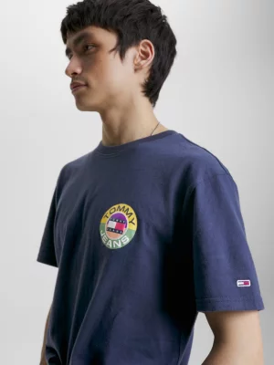 Camiseta clássica com logo circular