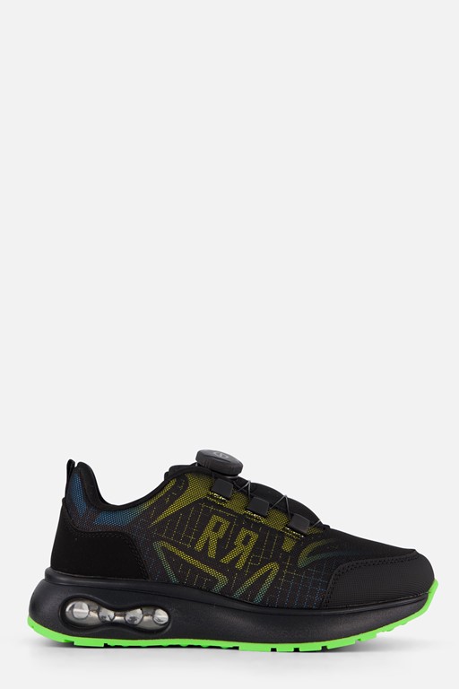 Red-Rag Sneakers zwart Textiel