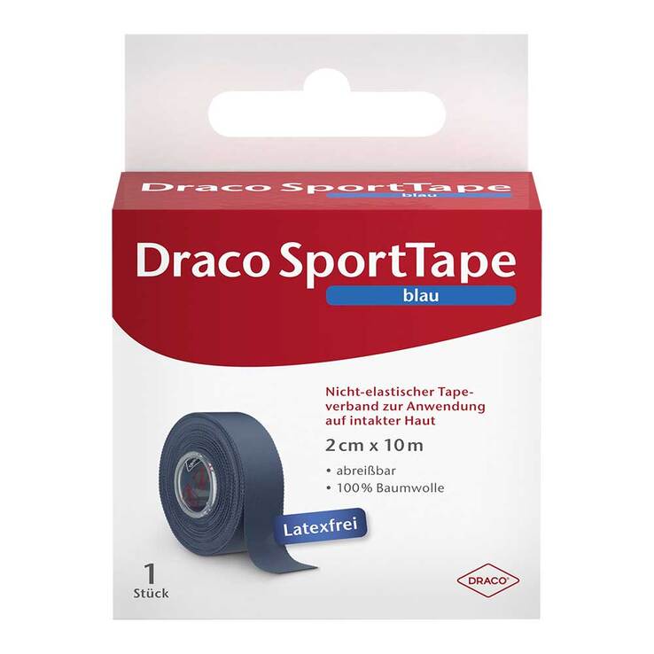 Dracotapeverband 10mx2cm bla, 1 St