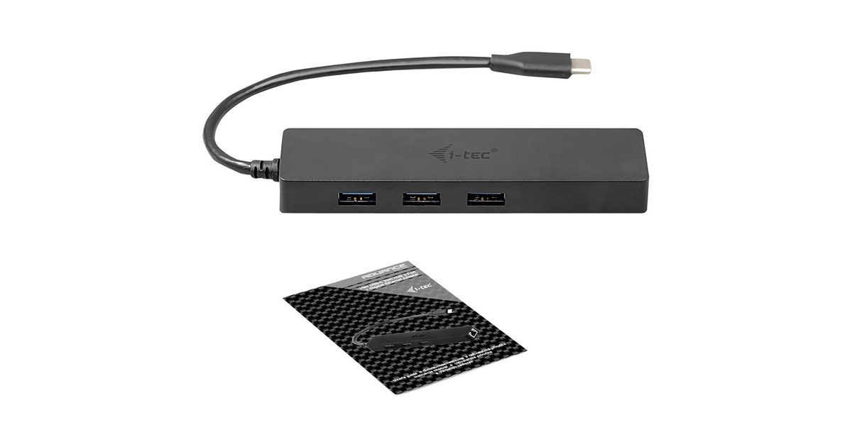 i-tec3-Port USB-C Slim + Gigabit Lan usb-hub