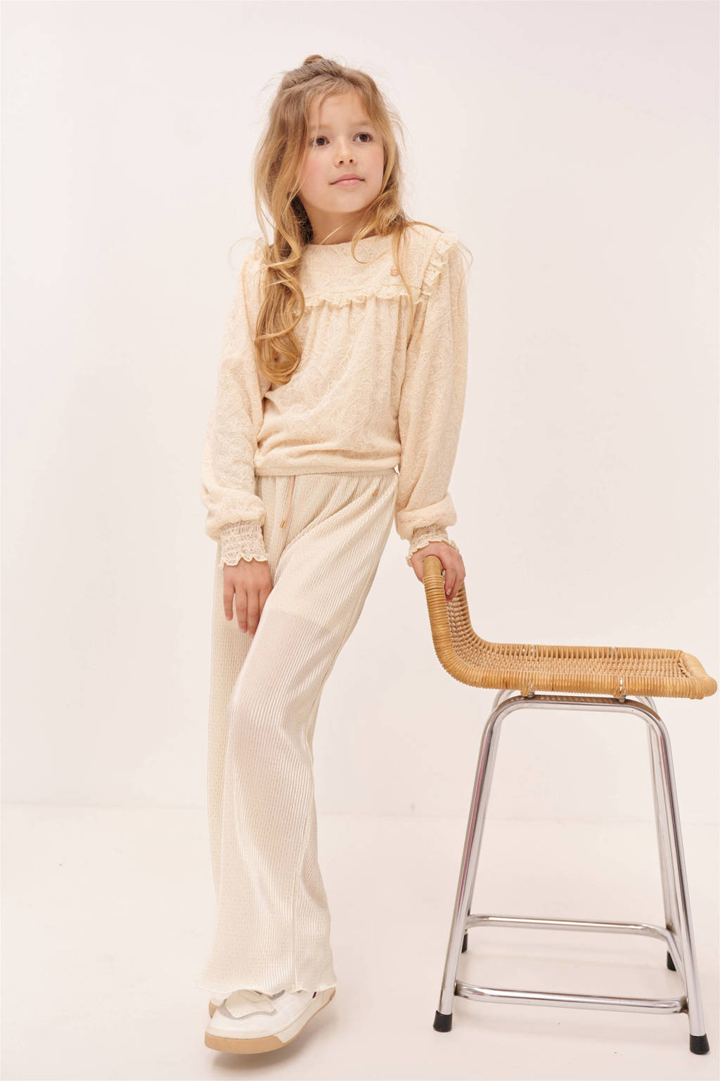 NONO loose casual broek goud