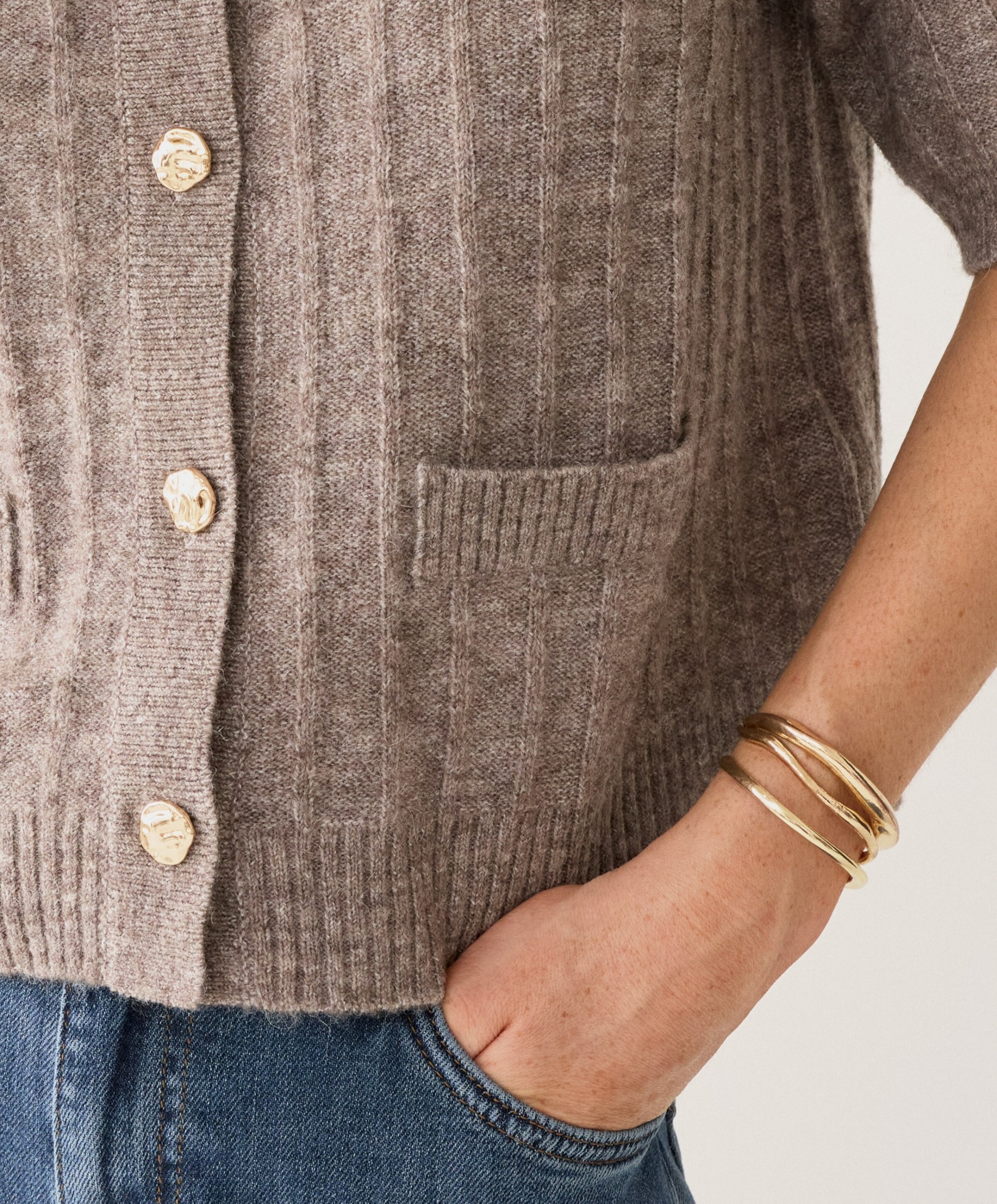 Summum Woman Dames vest beige