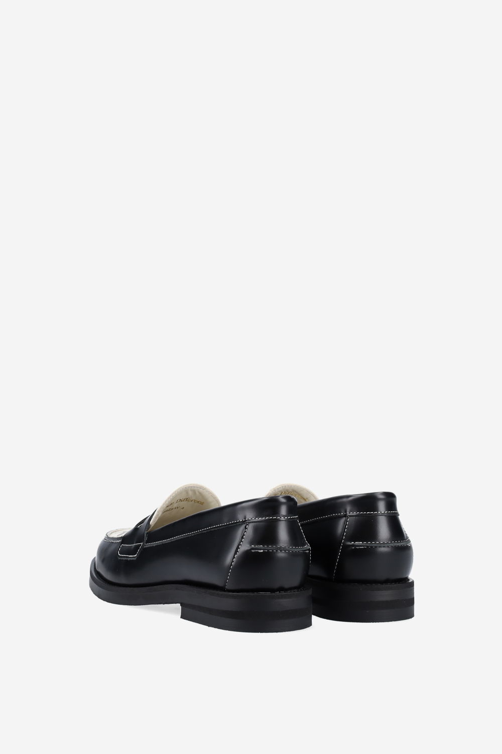 Wilde snake leather penny loafer