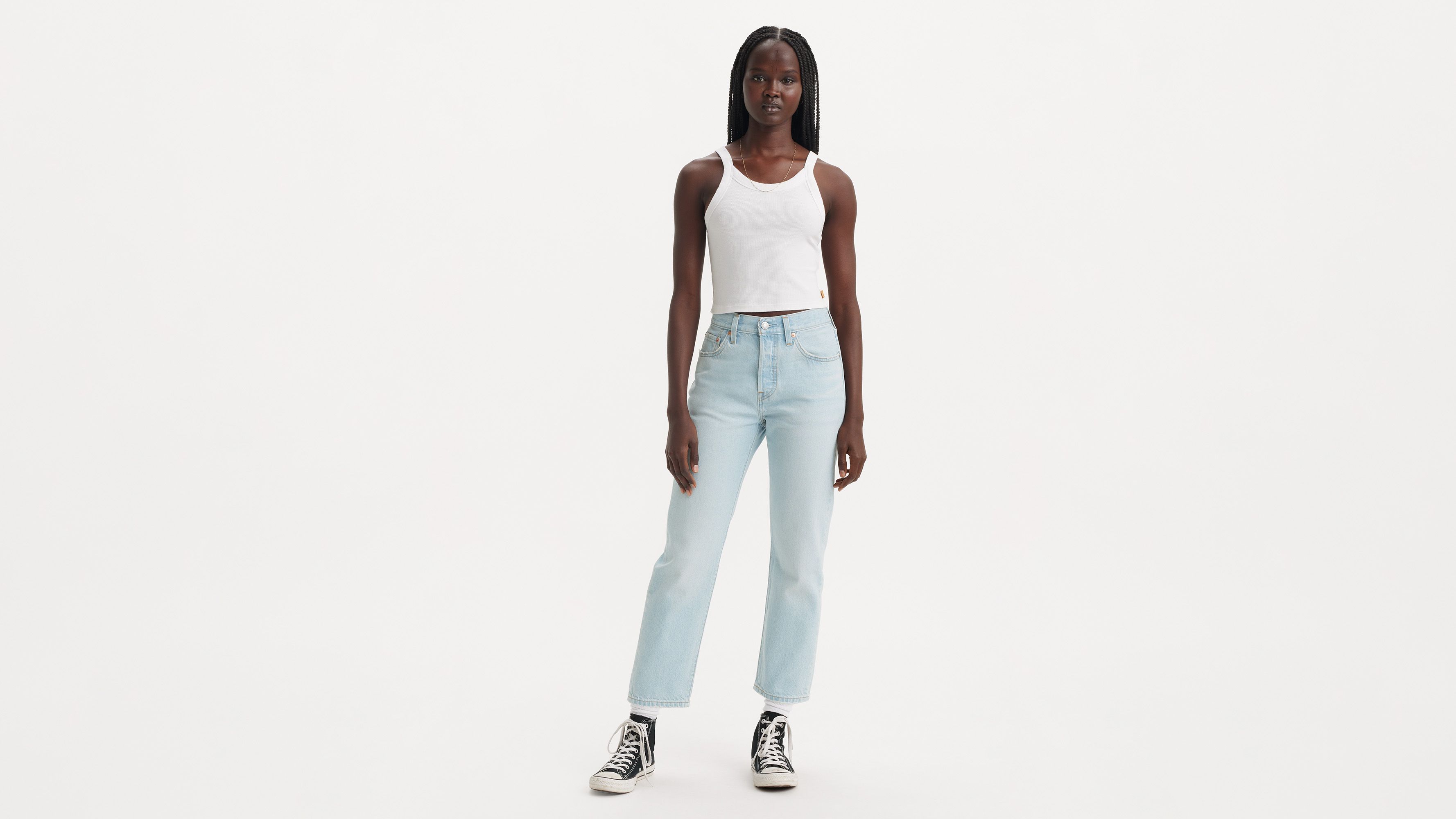 Jean 501® Original Lightweight Crop - Make Memorable Ltw - Bleu