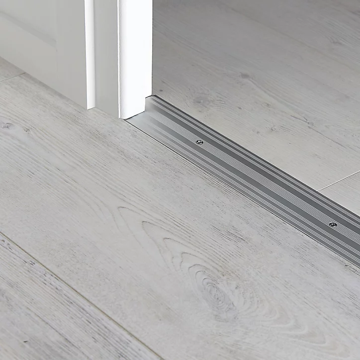 Large barre de seuil en aluminium décor métal mat GoodHome 60 x 930 mm