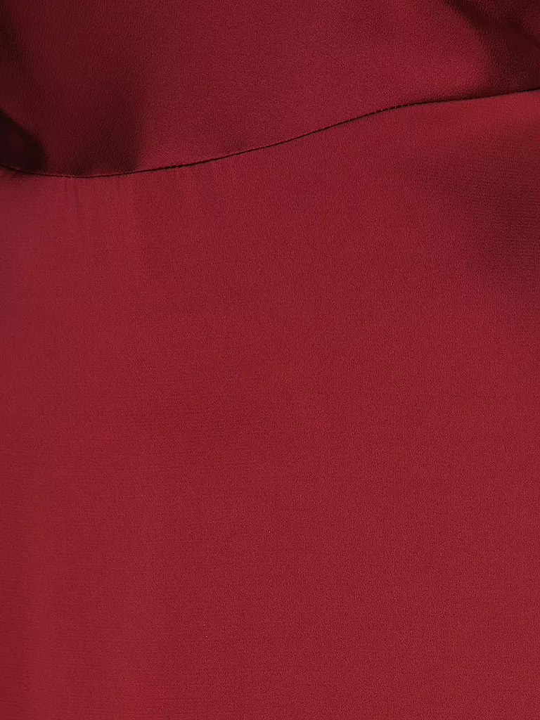 VILA Abendkleid VIRAVENNA dunkelrot