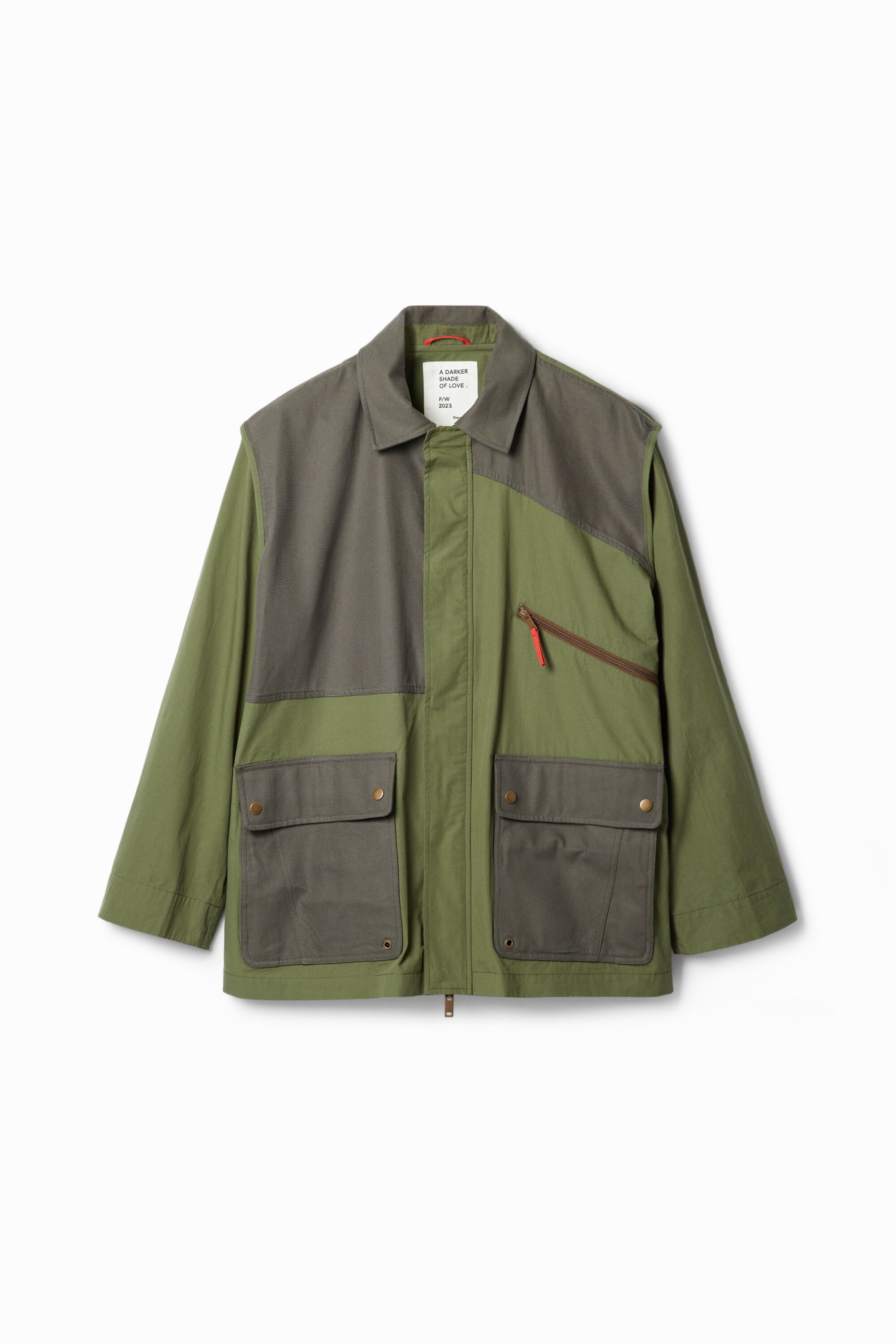 Parka com bolsos