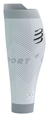 Manchons de Compression Compressport R2 Oxygen Blanc