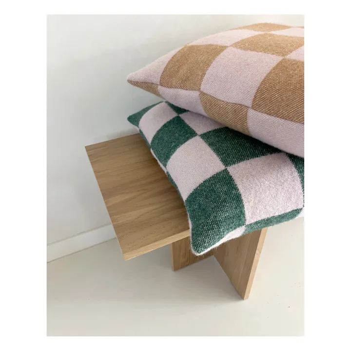 Maison Deux Coussin Damier | Terracotta