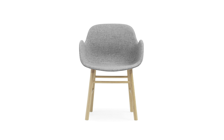Normann Copenhagen Form armchair stoel gestoffeerd eiken Synergy Grey