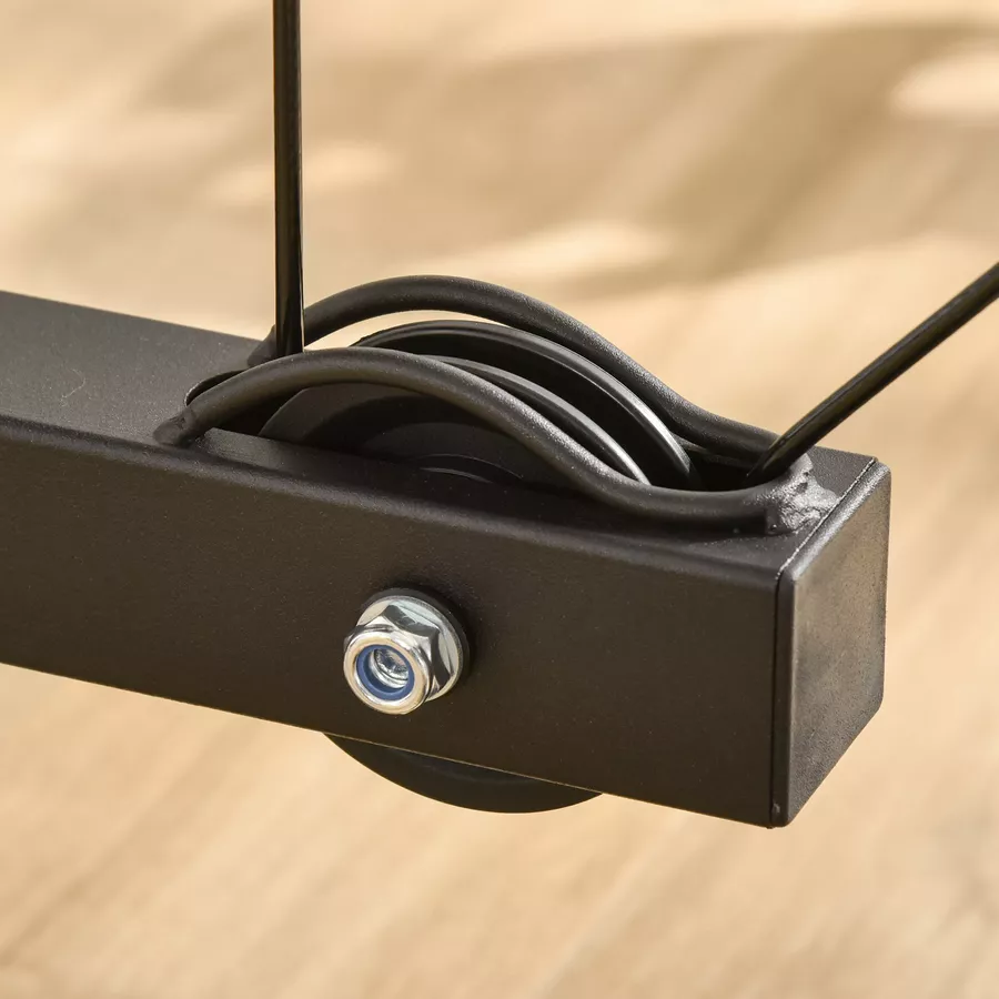 HOMCOM Kraftstation Ideales Training für verschiedene Muskelgruppen, 3 Höhenpositionen Schwarz