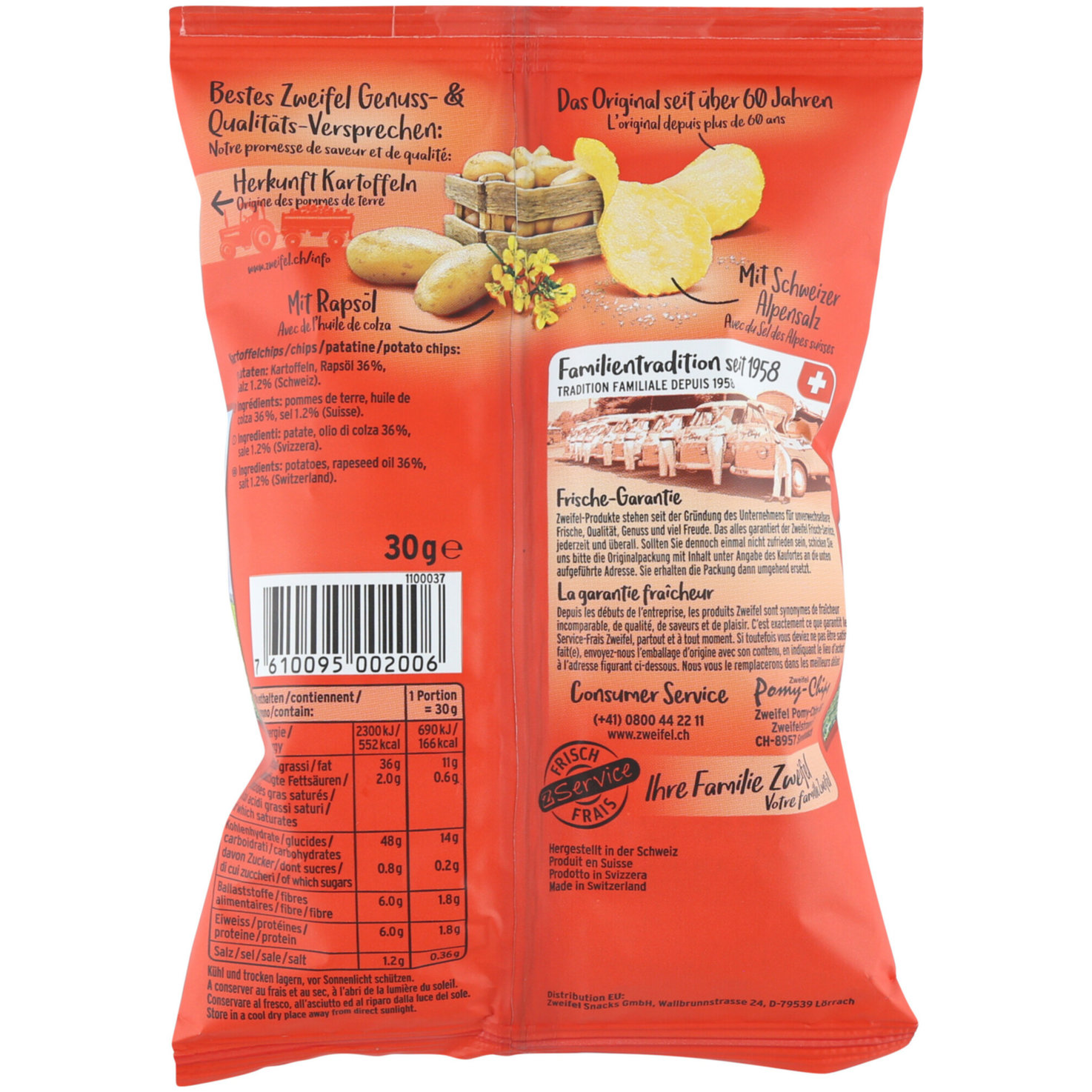 Zweifel Chips Nature