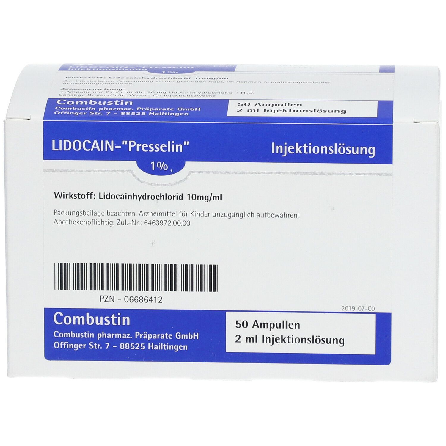 LIDOCAIN-Presselin® 1%