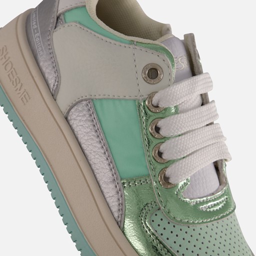 Shoesme Sneakers groen Leer