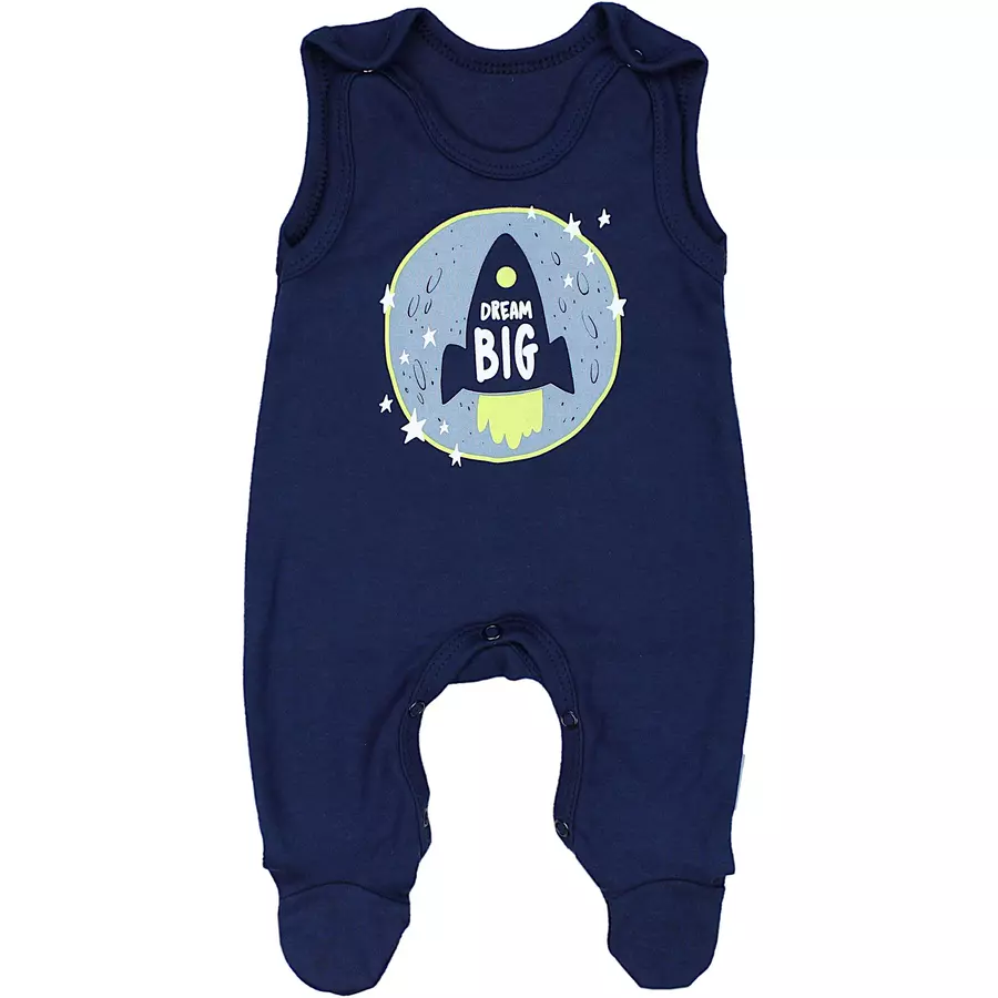 TupTam Baby Strampler mit Aufdruck Spruch 5er Pack dunkelblau