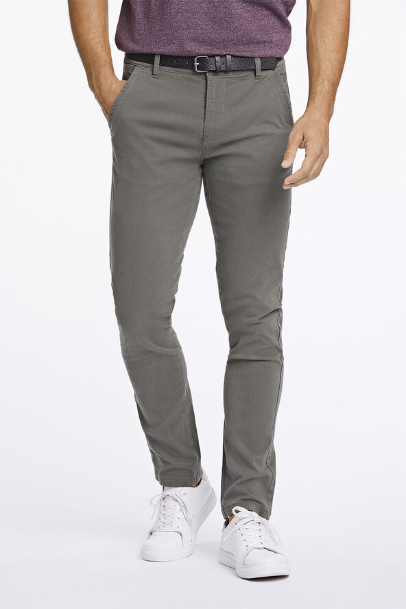 Lindbergh Chino m. bælte & stretch Grøn