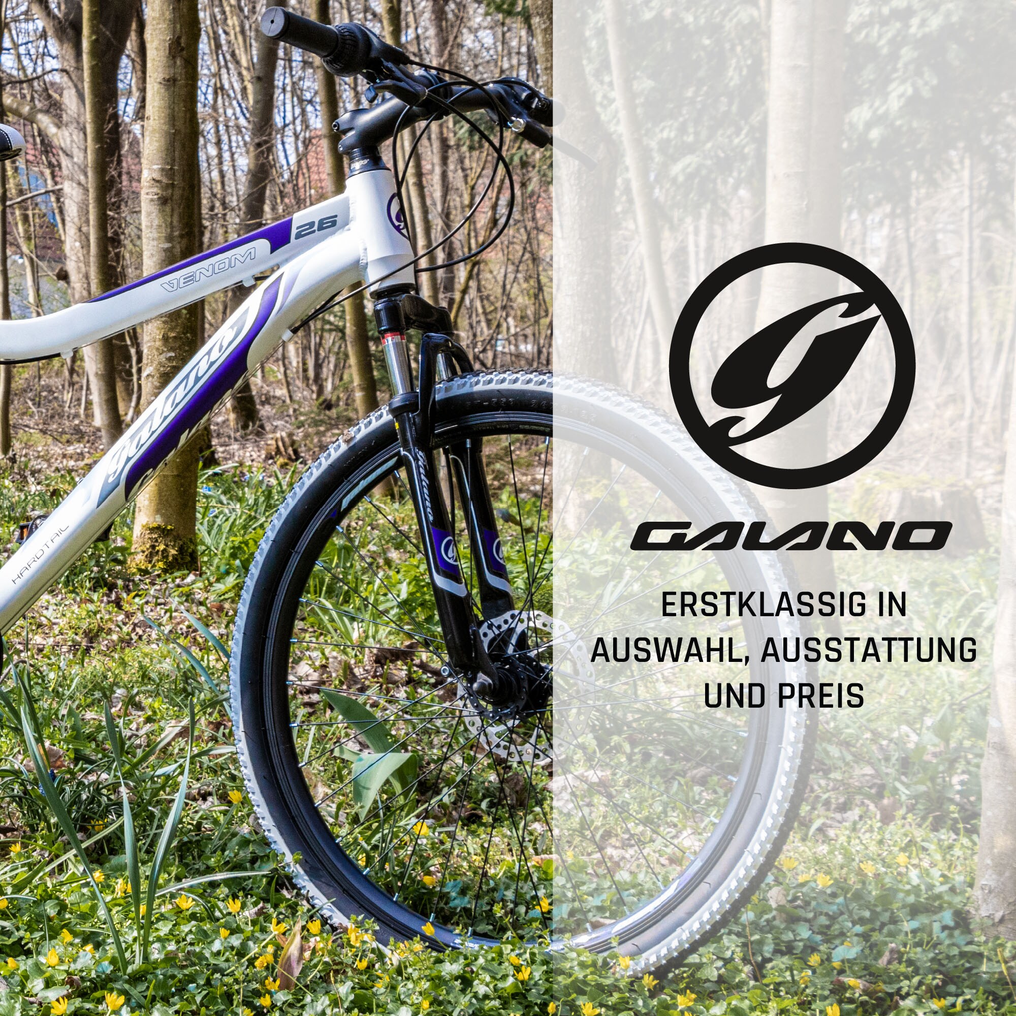 Galano GX-26 Mountainbike 26 Zoll Jugendliche Erwachsene 145 - 175 cm MTB Hardtail Fahrrad