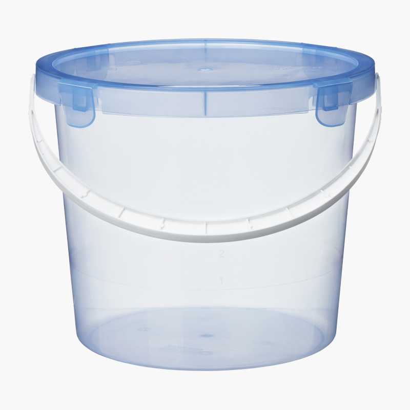 Plastbøtte med lokk, 10 liter