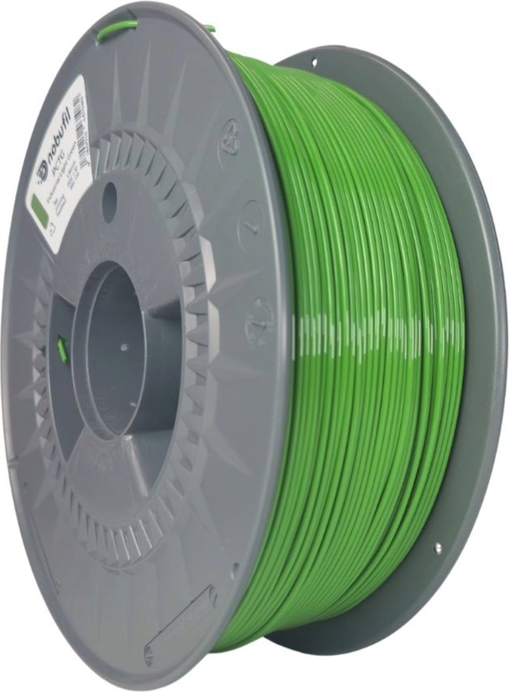 Nobufil  PCTG Industrial Light Green, 1,75 mm / 1000 g    Schlagfestes PCTG Filament aus recycelten Kunststoffen