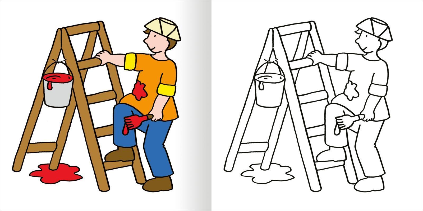 Mein erstes dickes Malbuch ab 2 - Baustelle