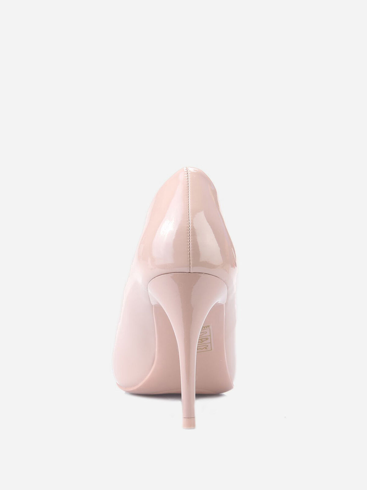 Escarpins vernis à talon aiguille- Beige