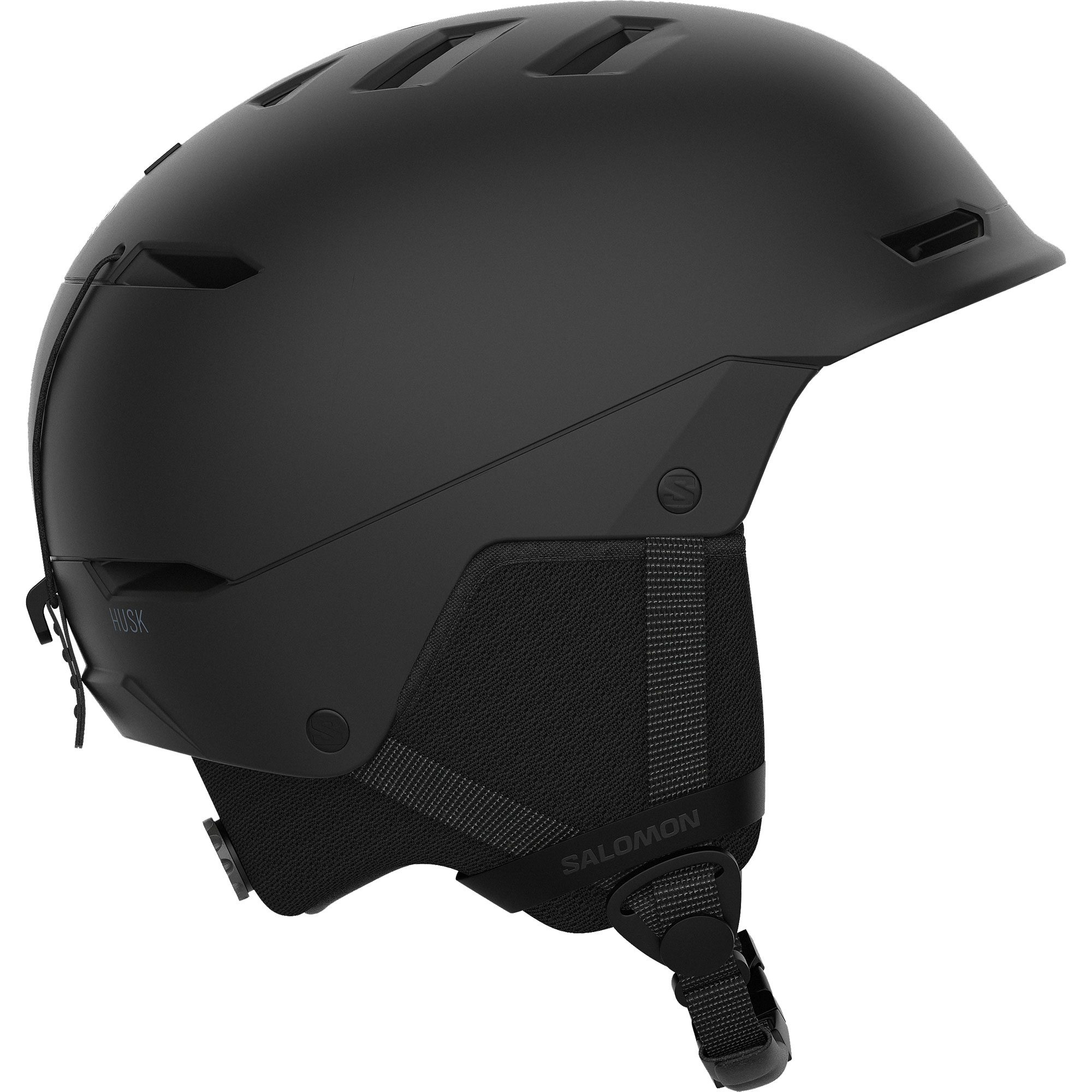 Salomon Husk JR Skihelm Kinder schwarz