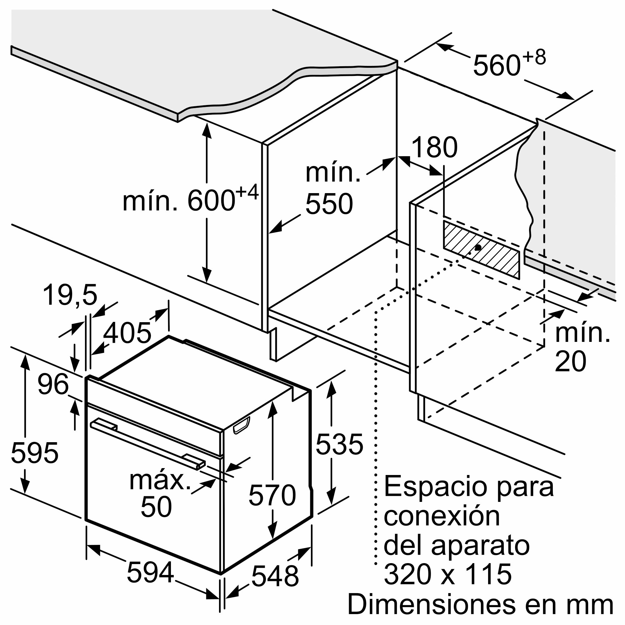 Forno Série 6 60 x 60 cm Branco HBG5780W6