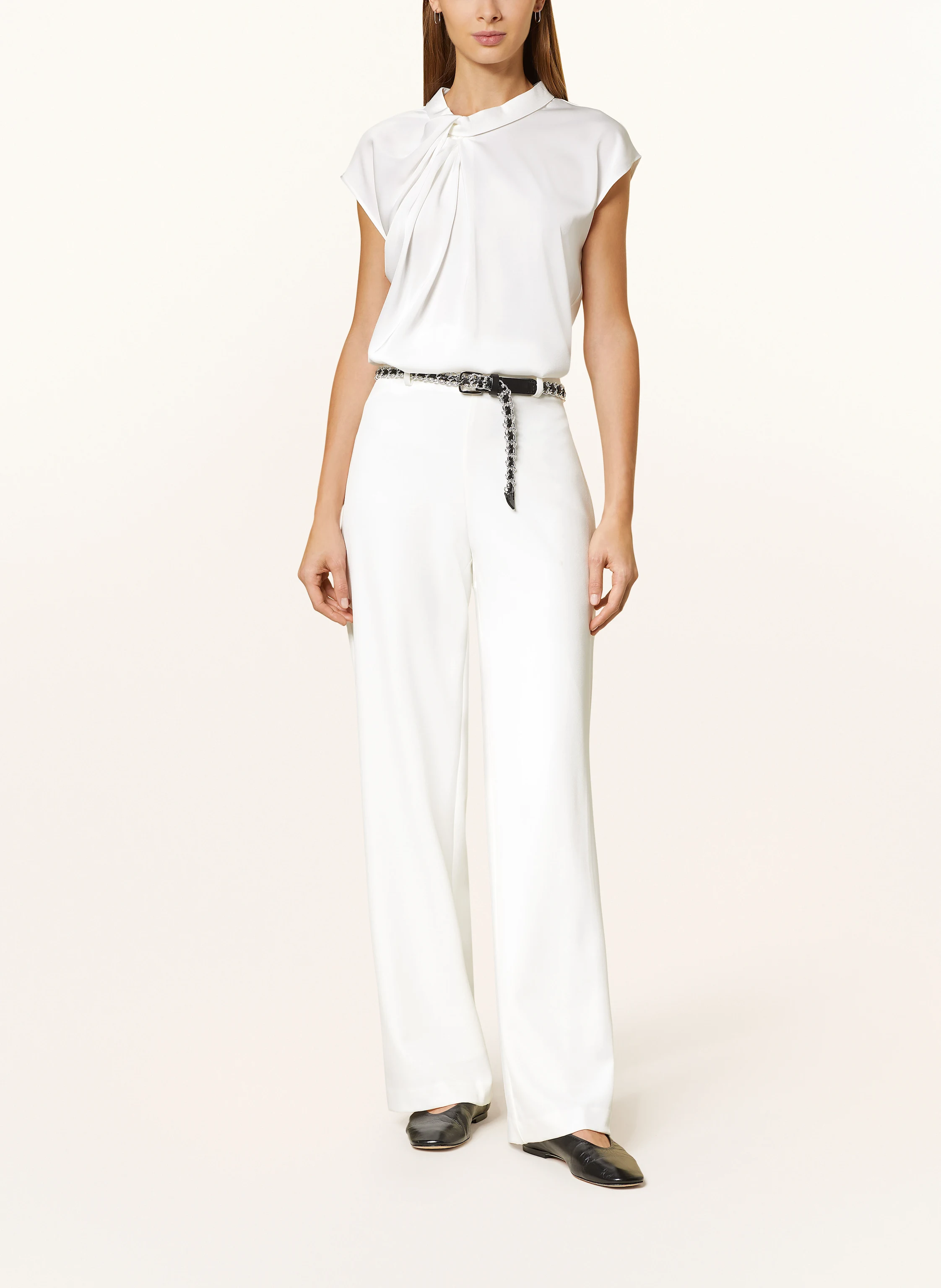 NEO NOIR Blusenshirt FLEUR aus Satin