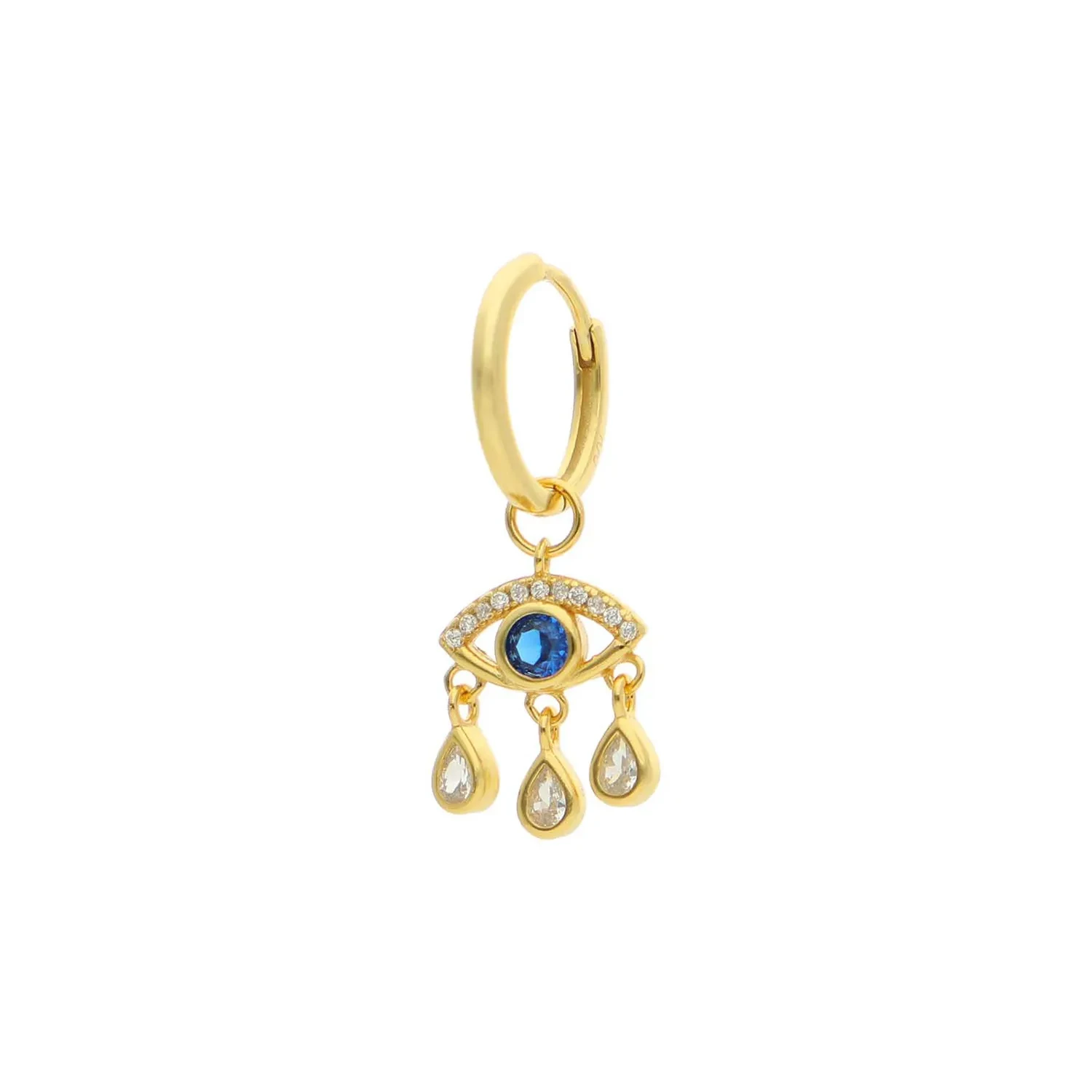 Nuni Copenhagen Bella Ørering Single 18 kt. Forgyldt Sølv A1356
