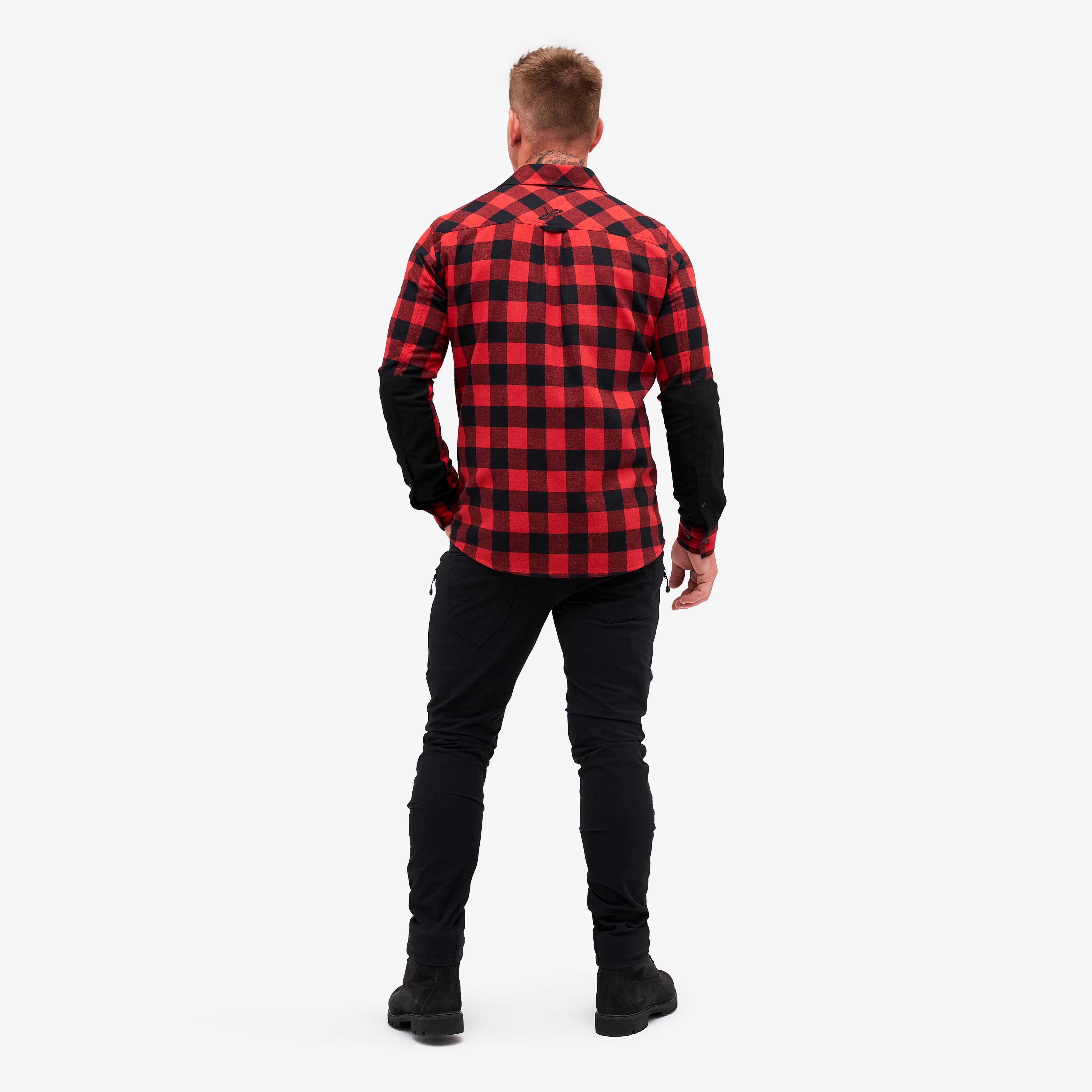 Campfire Shirt Herre Black/Dark Red
