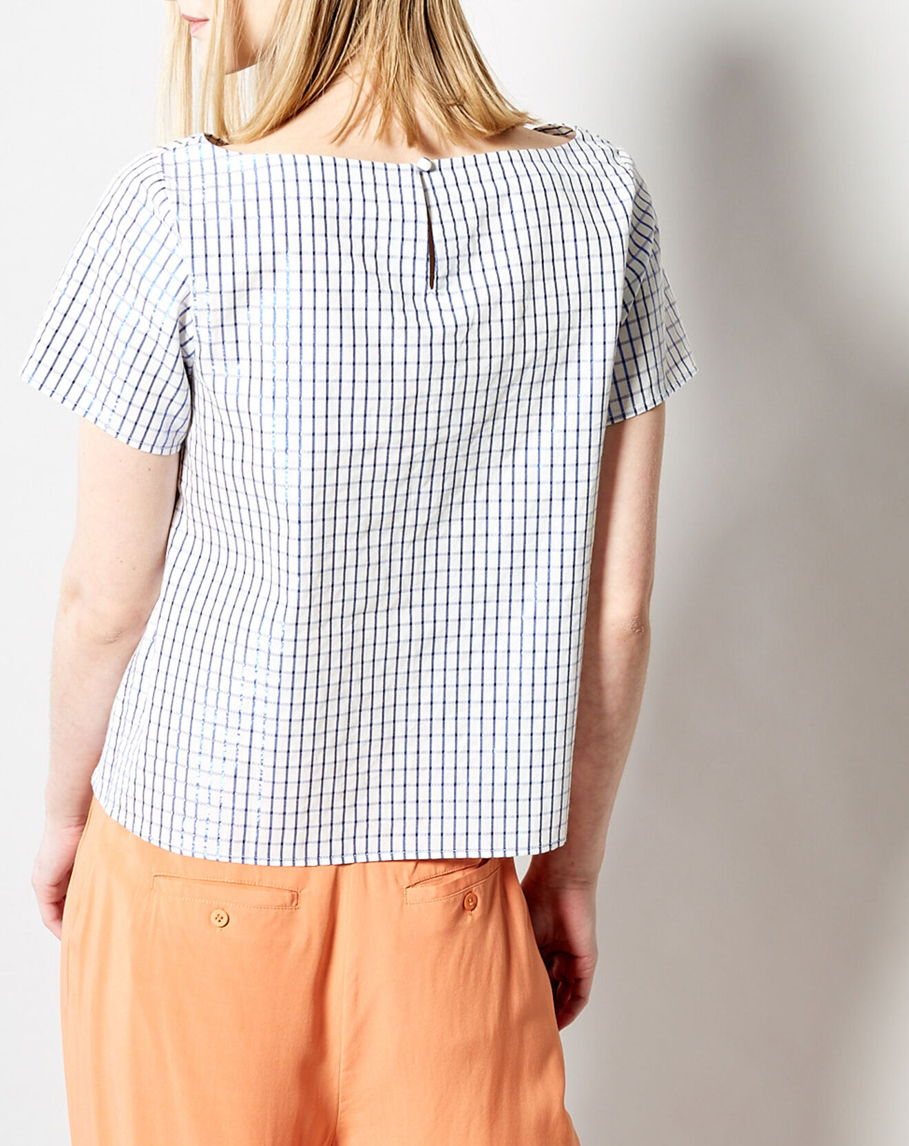Karl Marc John Top Toujours imprimé bleu