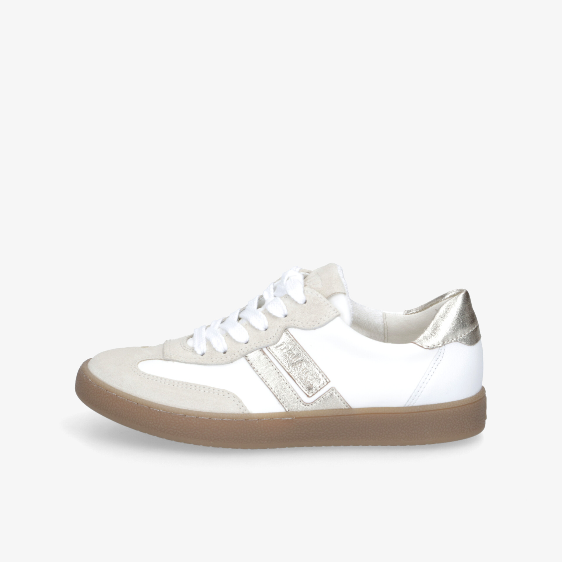 paul green Damen Klassische Schnürer beige