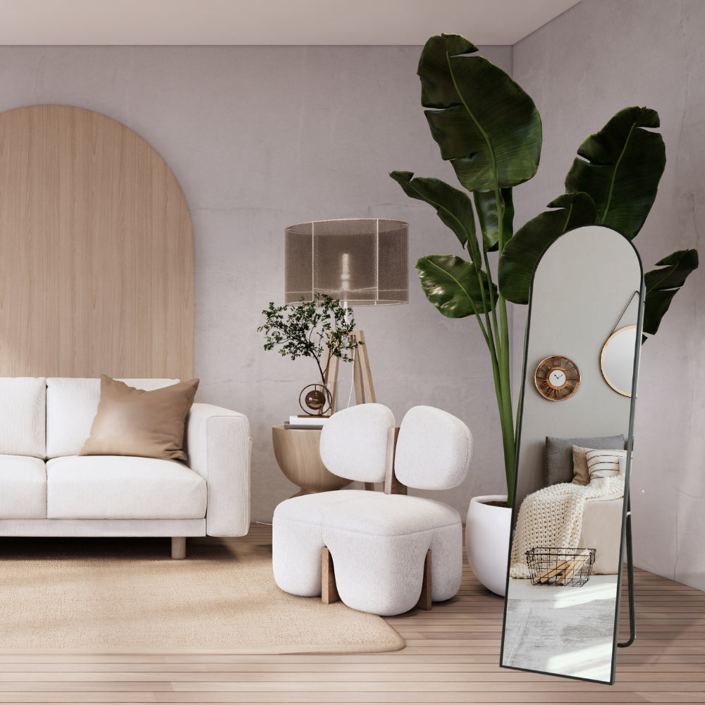 MISOU Passpiegel 150cm Nola - Zwart