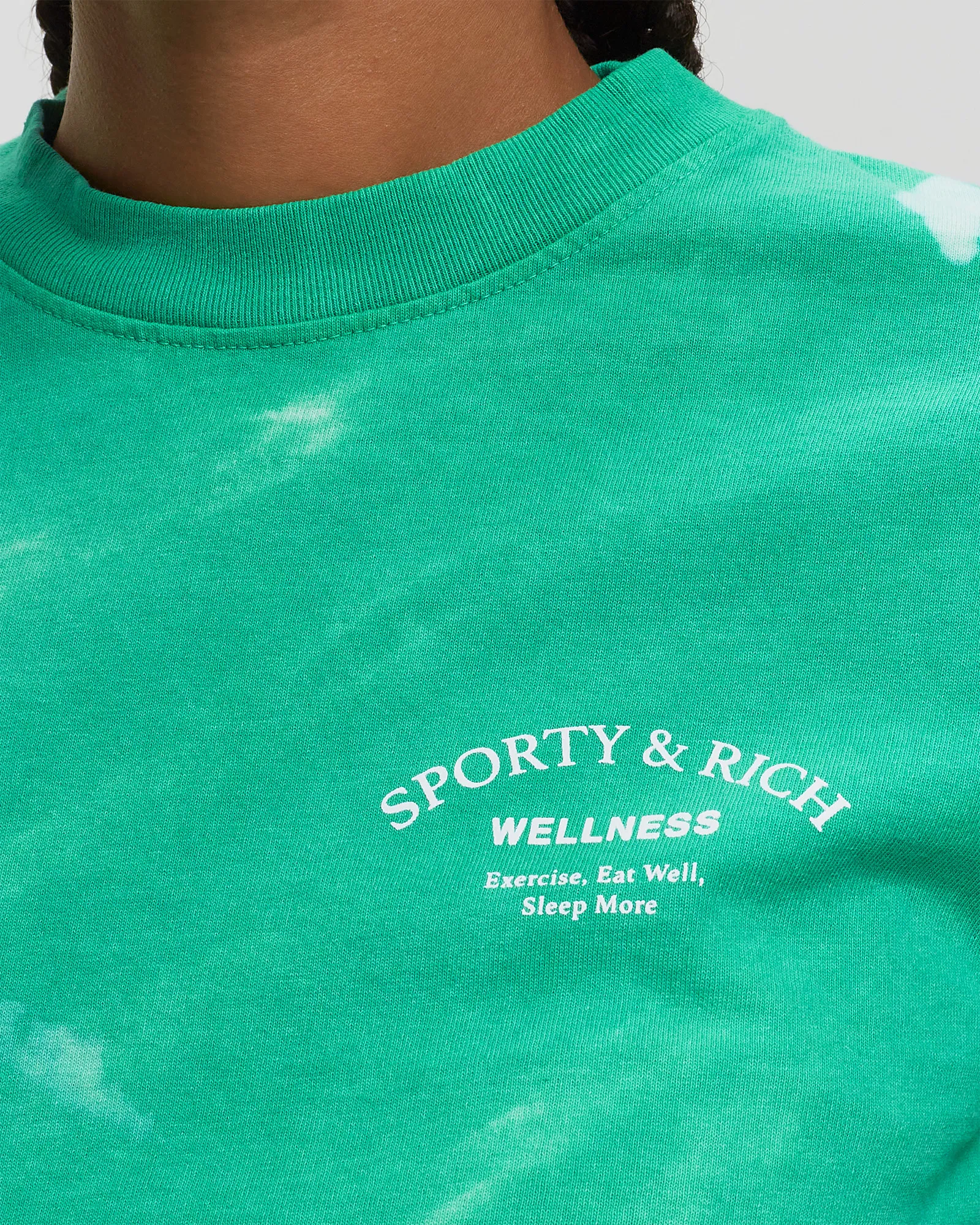 Sporty & Rich Wellness Studio Tie Dye T Shirt