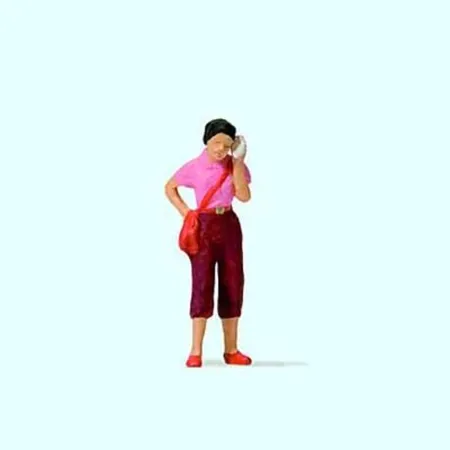 Preiser 28166 - Frau mit Handy H0