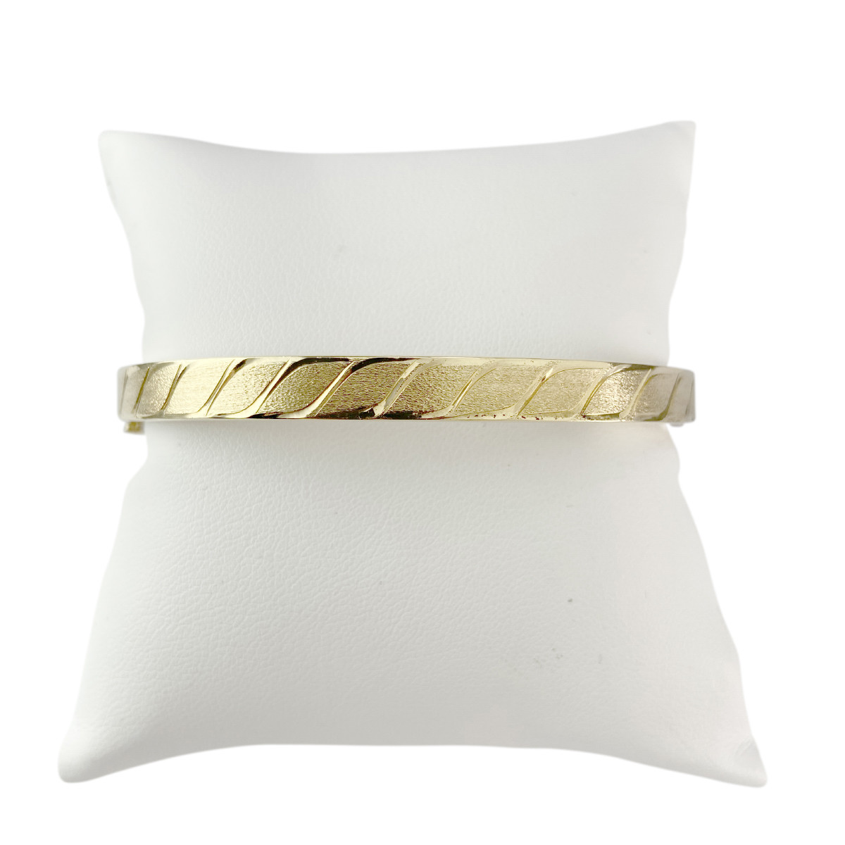 Bracelet jonc d'occasion or 585 jaune 7 cm