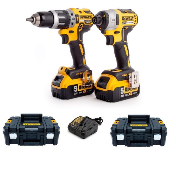 DeWALT Kit Aparafusadoras (DCD796   DCF887) DCK266P2T -QW