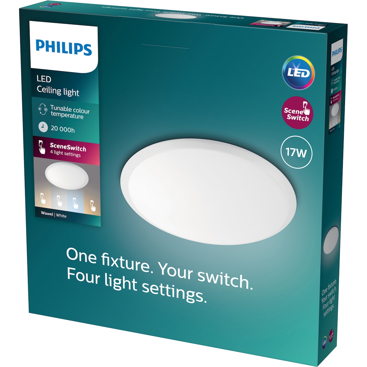 Philips Wavel taklampe 17W