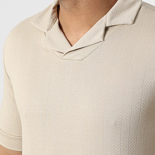 Polo Manches Courtes UY794 Beige