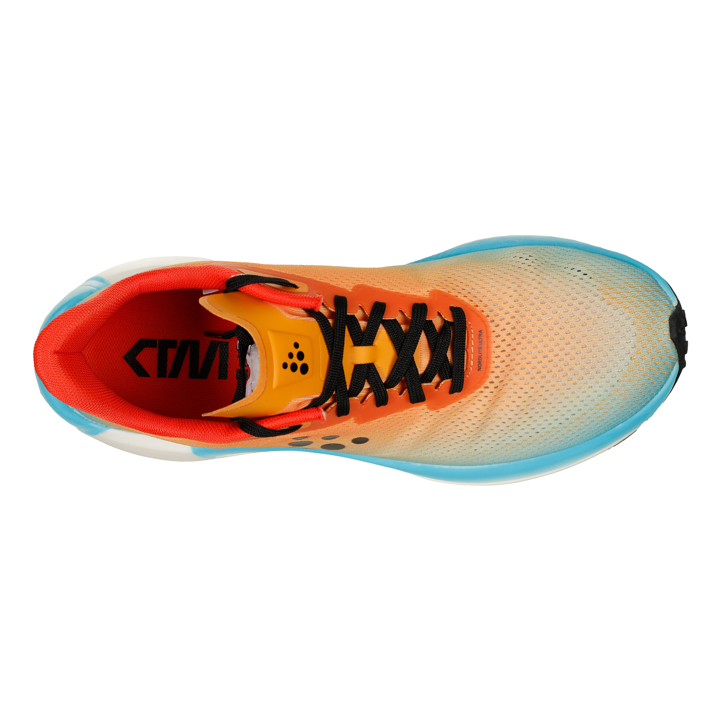 Craft Nordlite Ultra Chaussure De Running Sans Stabilisateurs Hommes - Orange , Bleu Clair