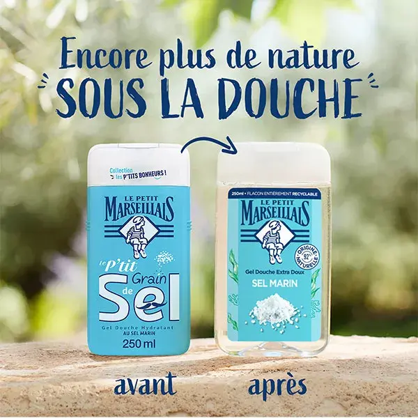 Le Petit Marseillais Gel de Banho Hidratante com Sal Marinho 250ml