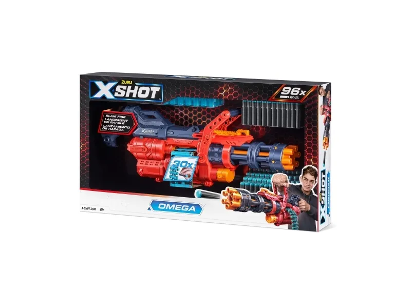 X-Shot Excel OMEGA Foam Dart Blaster (98 pile)