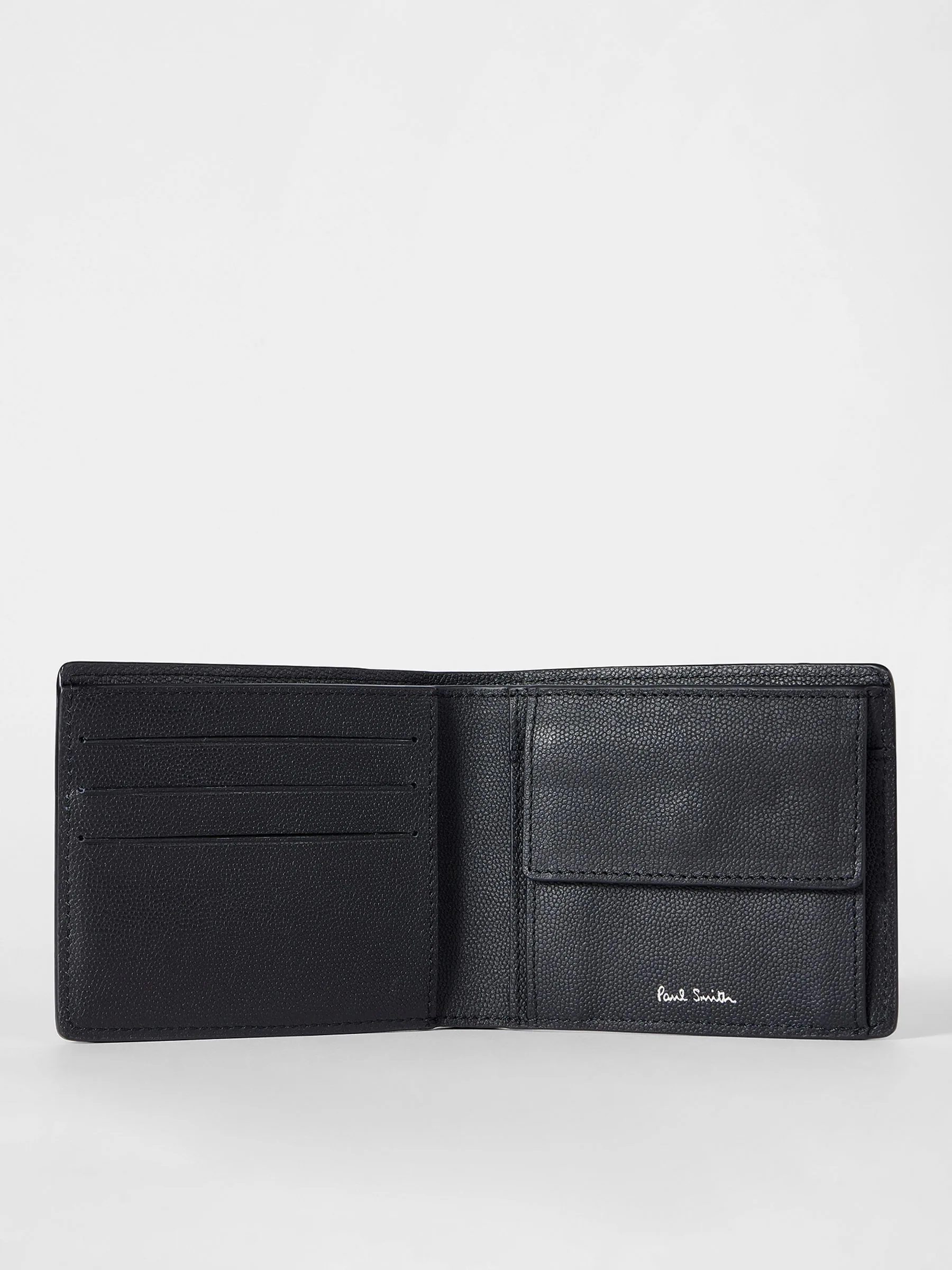 PS Paul Smith Logo Billfold Black Wallet